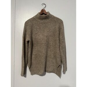 Abercrombie & Fitch Pullover Grey Sweater Soft Turtleneck Sweater Small